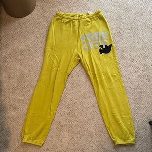 freecity Bright Yellow Joggers